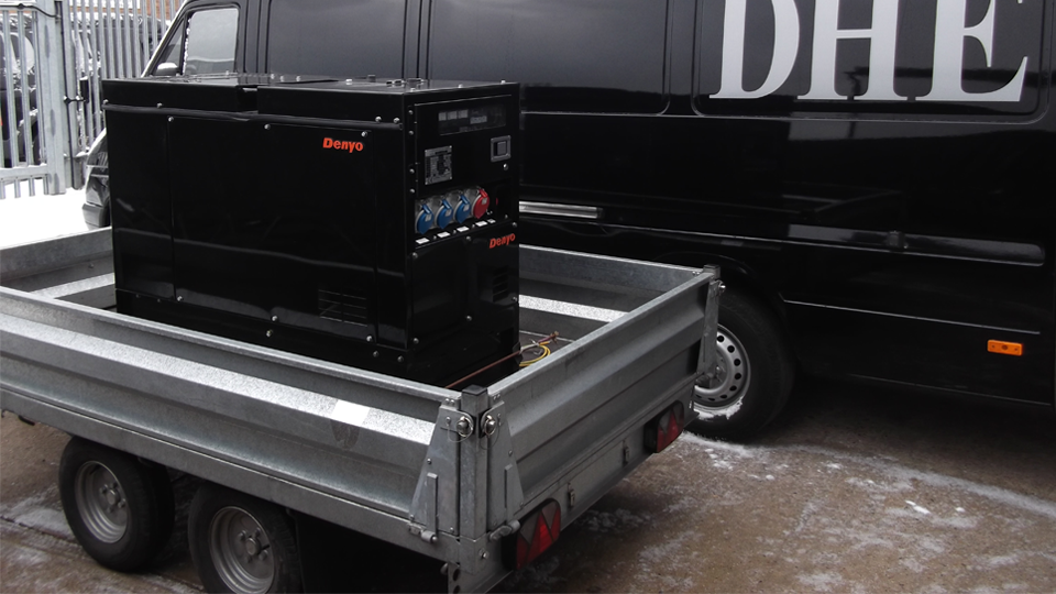 Suffolk Stage Hire 12.5KVA Generator