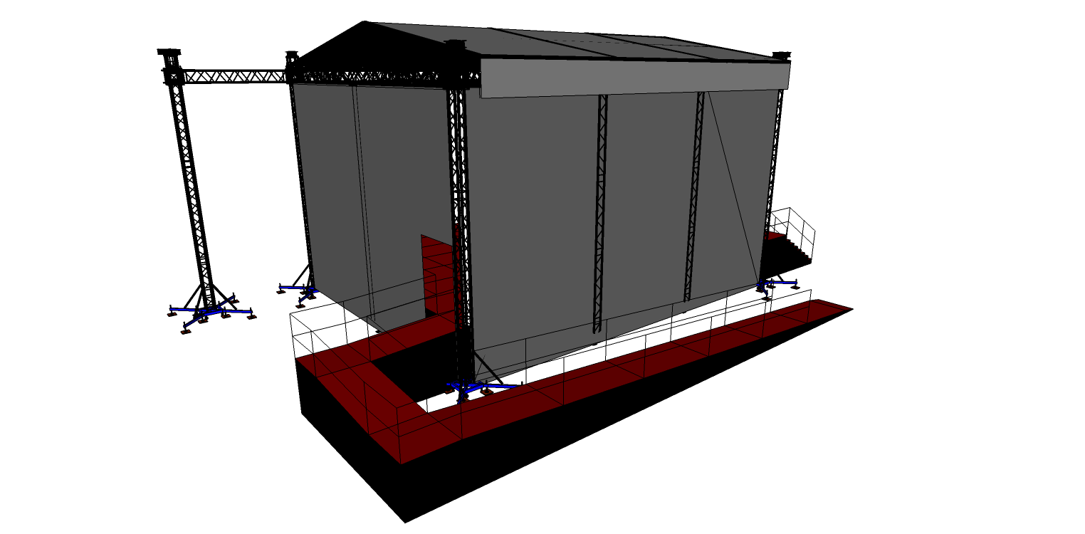 Stage Hire 6 with accessibility ramp